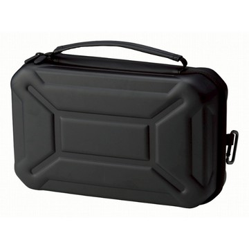 SETO CRAFT 三色可選簡約霧面硬式收納包 - 經典黑 M