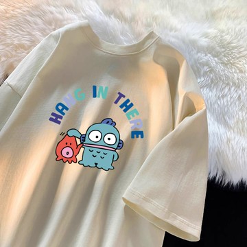 免運 夏季女裝 韓版 100%純棉 寬鬆上衣 短袖t恤 oversize 大碼短袖上衣 shirt 百搭穿搭 1470