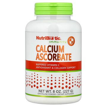 NutriBiotic, 機體防禦力，抗壞血酸鈣，8 盎司（227 克）
