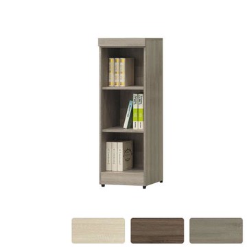 Boden-達爾思1.3尺開放式三格書櫃/三層收納櫃/展示櫃/隙縫櫃(高112cm-三色可選)