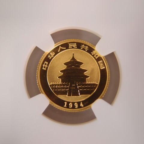 中国　パンダ金貨１／１０オンス　１９９４年