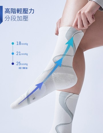 CompreX 輕壓力襪- 奶白