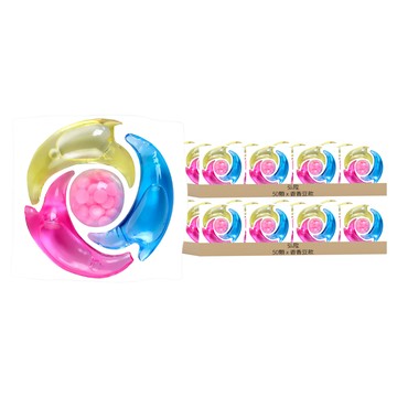 四腔洗衣凝珠 香香豆款  50顆  2盒