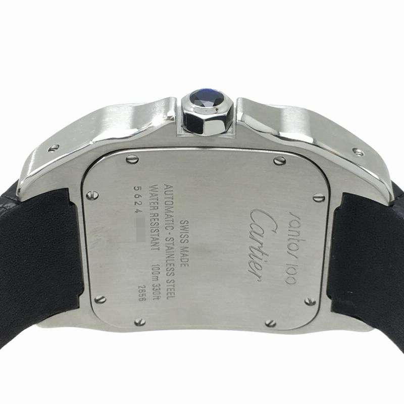 即納】Cartier/カルティエ サントス100LM アフターダイヤ 鑑別書