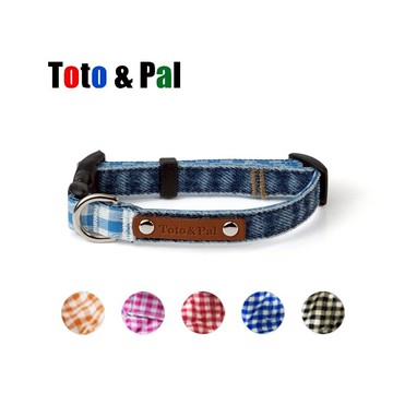 Toto&Pal 單寧系列項圈 (預購)