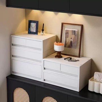 日式收納柜桌面工位雜物A4文件收納柜子抽屜式衣柜多層儲物整理盒