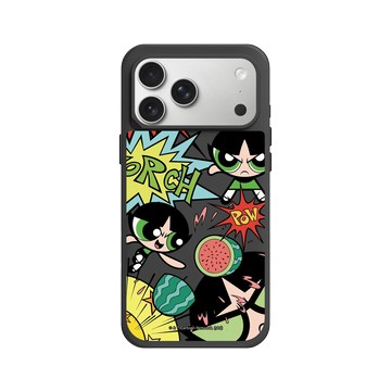 iPhone 17 Pro Max SolidX 黑 - The Powerpuff Girls 飛天小女警 - 毛毛