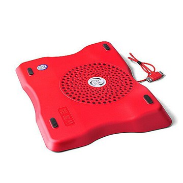 超頻 3紅色鐵馬 M161筆電風扇 160mm大尺寸靜音風扇 人體工程學設計