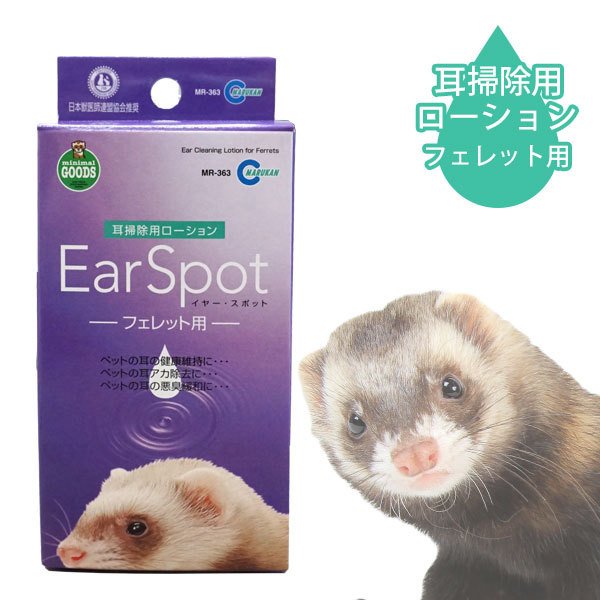 フェレット 耳 マルカン Ear Spot イヤースポット フェレット お手入れ