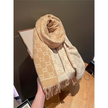 歐美高檔字母圍巾女2025冬季新款雙面仿羊絨外搭披肩保暖時尚圍脖