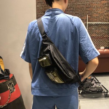 CHAOFANJI日系潮牌嘻哈斜挎包