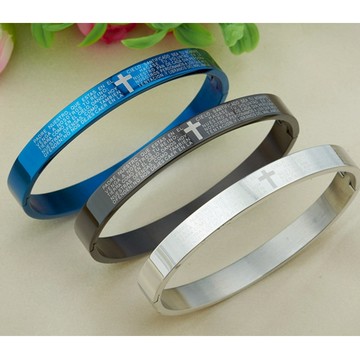 《316小舖》【B196/B197/B198】(優質316鈦鋼手環-經紋十字手環/十字架手環/黑手環/銀手環/情人手環)