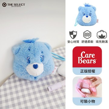 喜歡萌萌看著你【Kiiwi O!】CARE BEARS 彩虹熊立體大頭造型絨毛可收納吊飾 (共5色可選) 正版授權 彩虹熊 包包吊飾 掛飾 舒適柔軟 可愛療癒 閨蜜禮 生日禮 人氣爆紅