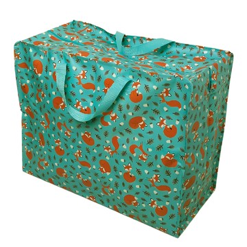 Rex LONDON 環保搬家收納袋/購物袋/環保袋/手提袋 95g  58 x 29 x 47cm(背帶40cm)  小狐狸