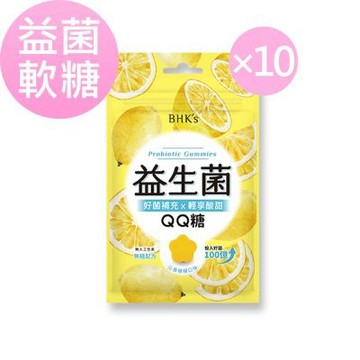 【BHK s】 益生菌QQ糖 (24克/袋)10袋組