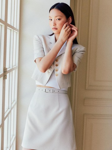NO.18 SKIRT - BEIGE