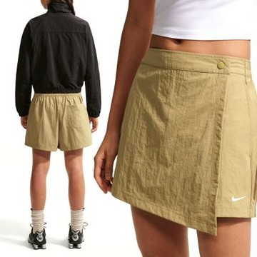 Nike As W Nsw Skort 女款 卡其色 穿搭 休閒 褲裙 短褲 短裙 IR1649-297