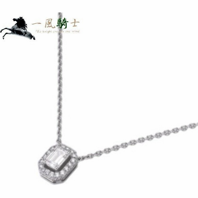 Graff コンステレーション ネックレス K18wg エメラルドカットダイヤモンド0 57ct 中古 通販 Lineポイント最大0 5 Get Lineショッピング