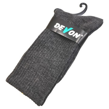 DEVON 素色襪  灰色  22~26cm