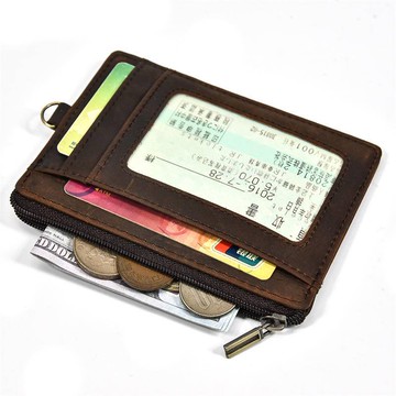 多卡位卡套 鏈帶證件包 真皮零錢包 男生禮物證件套 卡夾 真皮證件套 多功能卡包 證件卡套 真皮卡包 復古包包  068
