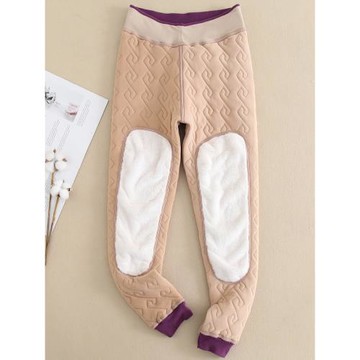 【清倉】媽媽棉褲男女加絨厚打底褲德絨內穿高腰保暖褲中老年秋褲