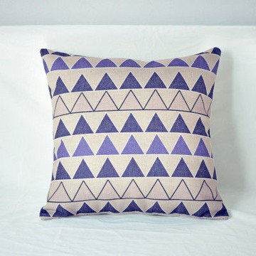 【協貿】簡約棉麻幾何抽象印花B款方形抱枕含芯