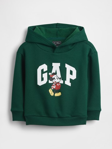 男幼童裝 Gap x Disney迪士尼聯名 Logo印花帽T-綠色