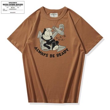 OKONKWO︱純棉230克男女款T恤美式復古涂鴉卡通短袖TEE 阿美咔嘰