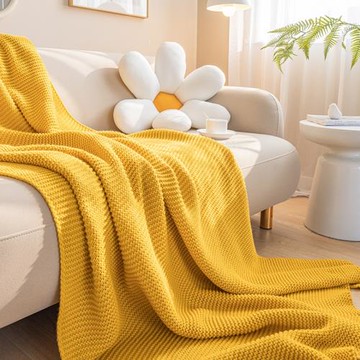 沙發毯蓋毯被子輕奢現代樣板房名宿酒店毛毯沙發裝飾搭巾床尾毯