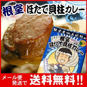 メール便 送料無料 ご当地カレー 北海道 根室 ほたて貝柱カレー （レトルト）1袋 180g 海鮮 濃厚な旨み ホタテ 帆立 お土産にもオススメ