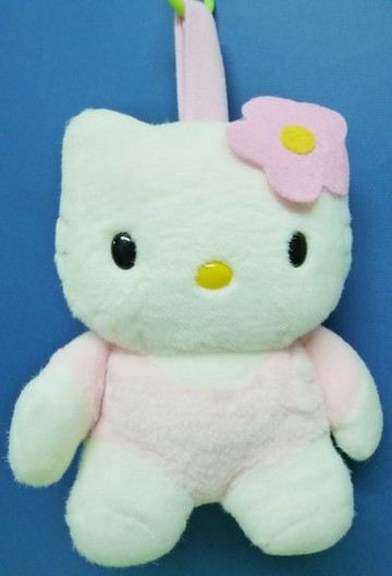 【震撼精品百貨】Hello Kitty 凱蒂貓 毛毛造型手提袋 粉花  震撼日式精品百貨