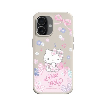 iPhone 17 SolidX 貝殼灰 - 三麗鷗-Hello Kitty - 夢幻蝴蝶結