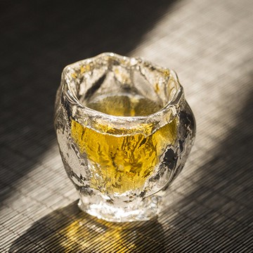 云窩玻璃品茗杯茶杯單個專用功夫茶具日式泡茶聞香個人主人杯茶道
