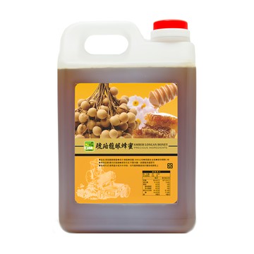 彩花蜜 台灣琥珀龍眼蜂蜜 蜜香濃厚入口香醇  3kg  1桶