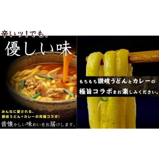 ふるさと納税 香川県 丸亀市 [No.5341-0563]丸亀のカレーうどん 4人前（スープ付）　本場の製麺所が本気で作ったカレーうどん