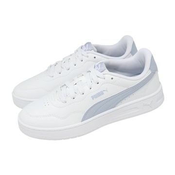 [ACS] Puma 休閒鞋 Court Lally 女鞋 白 藍 皮革 低筒 400367-15