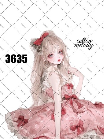 original sticker no.3635 人物貼紙 原創貼紙 原創人物貼紙 裝飾貼紙 cotton melody