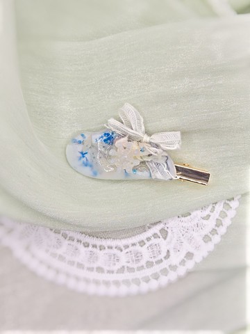 擁雪 印象飾品 手作鴨嘴髮夾 | 植椛。飾 小眾品牌