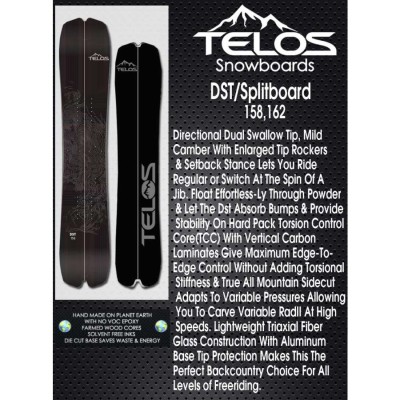 特典付き！19-20 TELOS テロス DST / Splitboard ディーエスティー スプリットボード パウダー スノーボード メンズ 板  2020！ | LINEブランドカタログ