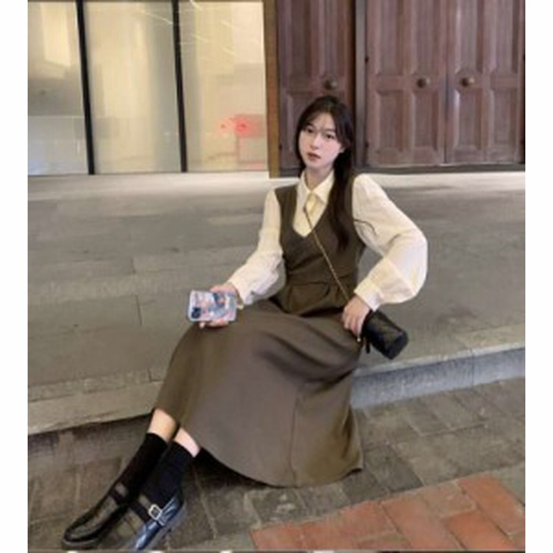 予約商品 春新作 大きいサイズ レディース ワンピース 膝下 清楚系 ゆったり オーバーサイズ きれいめ 長袖 姫系ゆったり フェミニ 通販 Lineポイント最大1 0 Get Lineショッピング