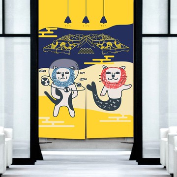 貓 門簾 水果網套