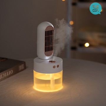 噴霧風扇USB充電桌面風扇辦公室搖頭補水風扇禮品定制大容量風扇