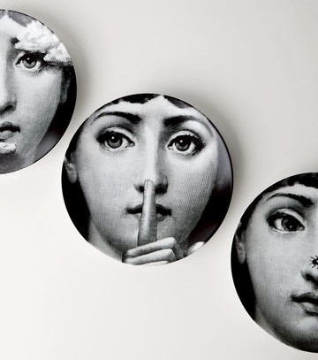 Fornasetti Tema e Variazioni n.334 porcelain wall plate