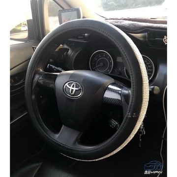 【逸品汽車百貨】閃鑽方向盤套 鑲鑽方向盤套 滿鑽 車用方向盤皮套 鑽石 水鑽 37~38CM VIP JP DAD