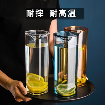 華益耐高溫涼水壺酒店大容量防爆防摔加厚PC冷水壺果汁壺扎壺餐廳
