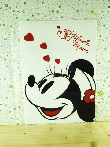 【震撼精品百貨】Micky Mouse 米奇/米妮  L夾-白米妮 震撼日式精品百貨