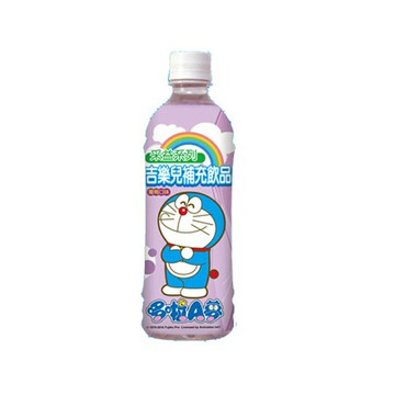 [夏日補充] 吉樂兒 哆啦A夢電解質/電解水補充飲品(葡萄)500ml【德芳保健藥妝】