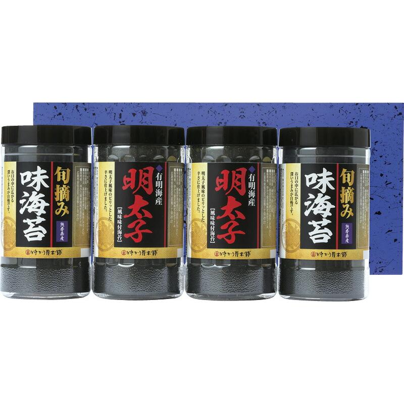 有明海産明太子風味＆旬摘み味海苔セット 贈り物 ギフト プレゼント 贈答品 お返し プチギフト お祝い 返礼品 結婚祝い 出産祝い 父の日 母の日 お中元 お歳暮