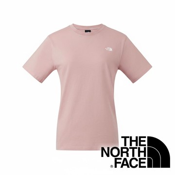 【THE NORTH FACE 美國】女圓領短袖棉T恤『粉紅』NF0A8JKZ 戶外 露營 登山 健行 休閒 時尚 出國 旅遊 短袖 T恤