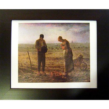 [開運陶源] 複製畫 米勒名畫 ~晚禱or晚鐘